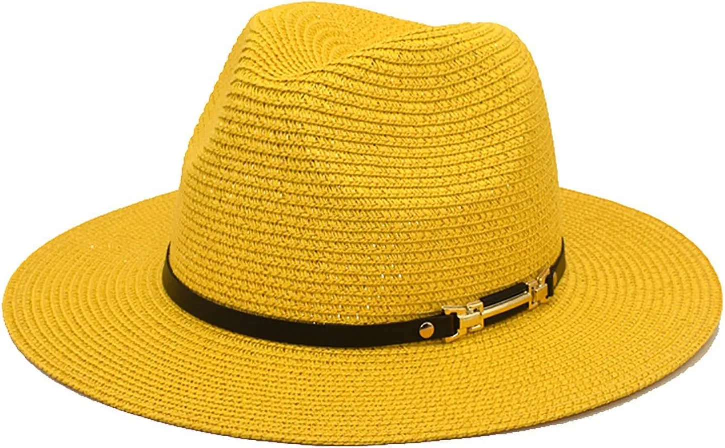 Big Brim Straw Hat Panama Jazz Hat Fedora Ladies Beach Travel Sun Hat Fisherman Hat Coneflower Funny