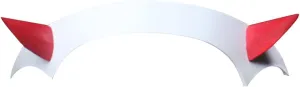 C-ZOFEK Red Devil Horns Headband for Anime Cosplay Headwear Accessories