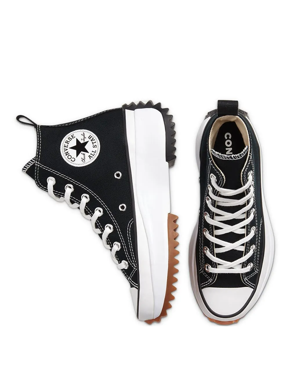 Converse Run Star Hi Negras Unisex