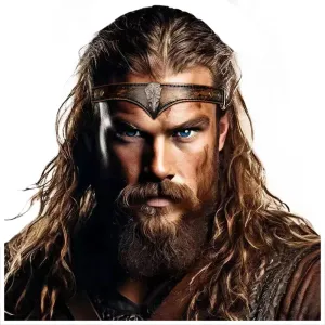 L'VOW Viking Leather Headband Adjustable Medieval Headpiece LARP Costume Renaissance Cosplay Accessories