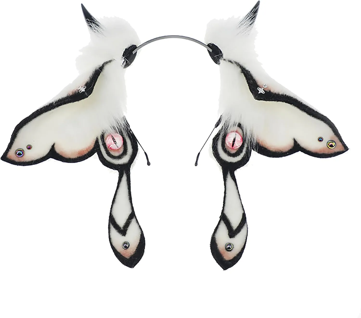 Realistic Furry Animal Ears Headband Fantasy Creature Ears Cosplay Accessory for Halloween
