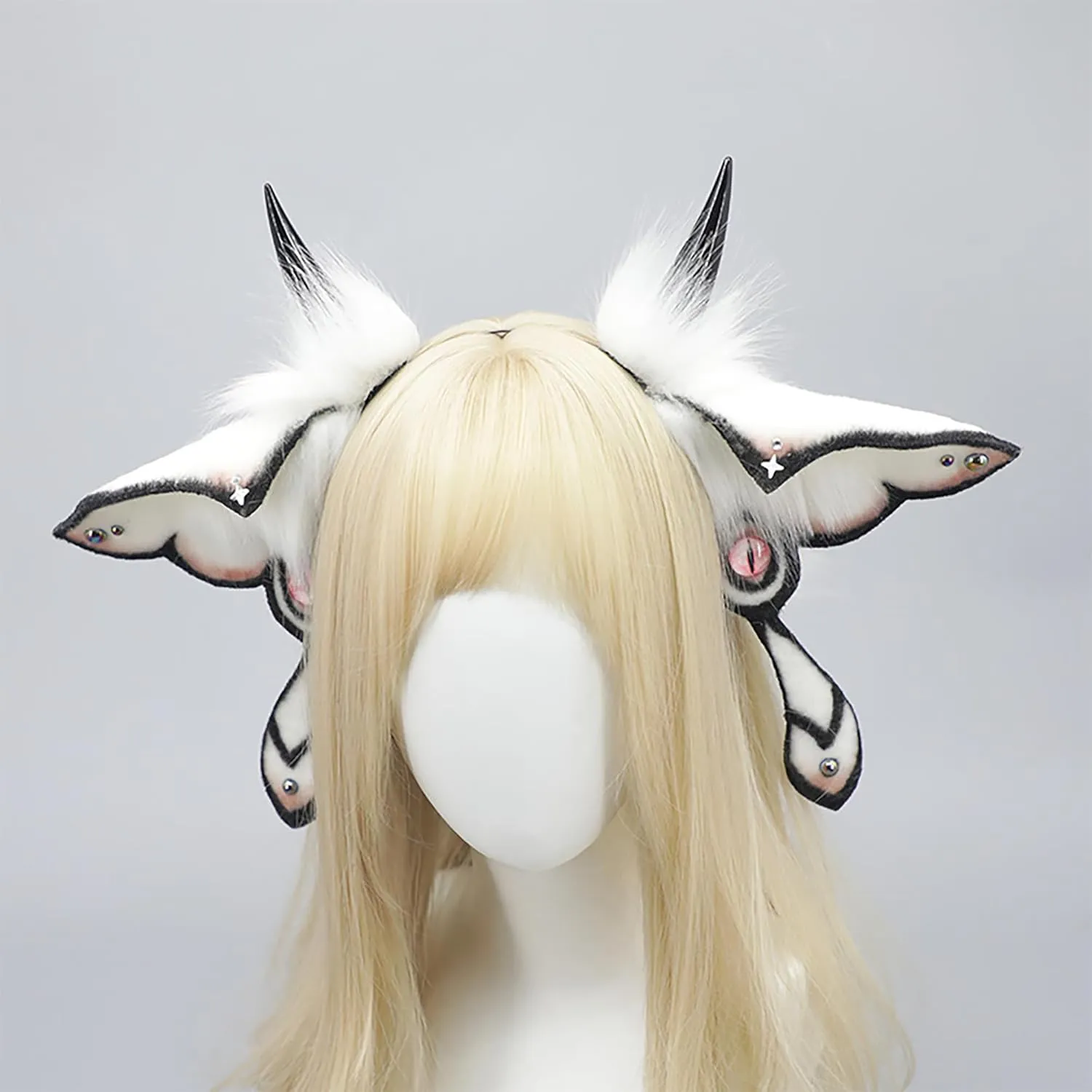 Realistic Furry Animal Ears Headband Fantasy Creature Ears Cosplay Accessory for Halloween