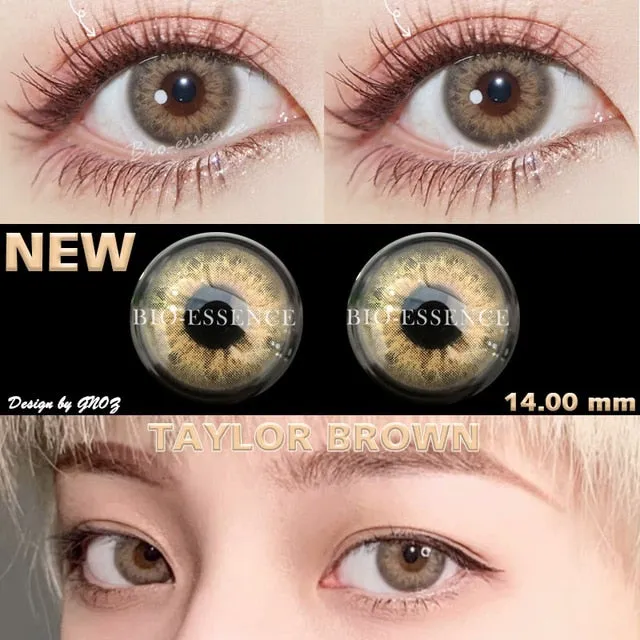Toleet-Christmas Thanksgiving Outfits_1 Pair Colored Contact Lenses for Eyes Russian Girl Blue Lenses Monet Green Eye Lenses Big Eye Fashion Lenses