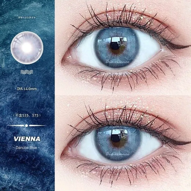 Toleet-Christmas Thanksgiving Outfits_1 Pair Colored Contact Lenses for Eyes Russian Girl Blue Lenses Monet Green Eye Lenses Big Eye Fashion Lenses