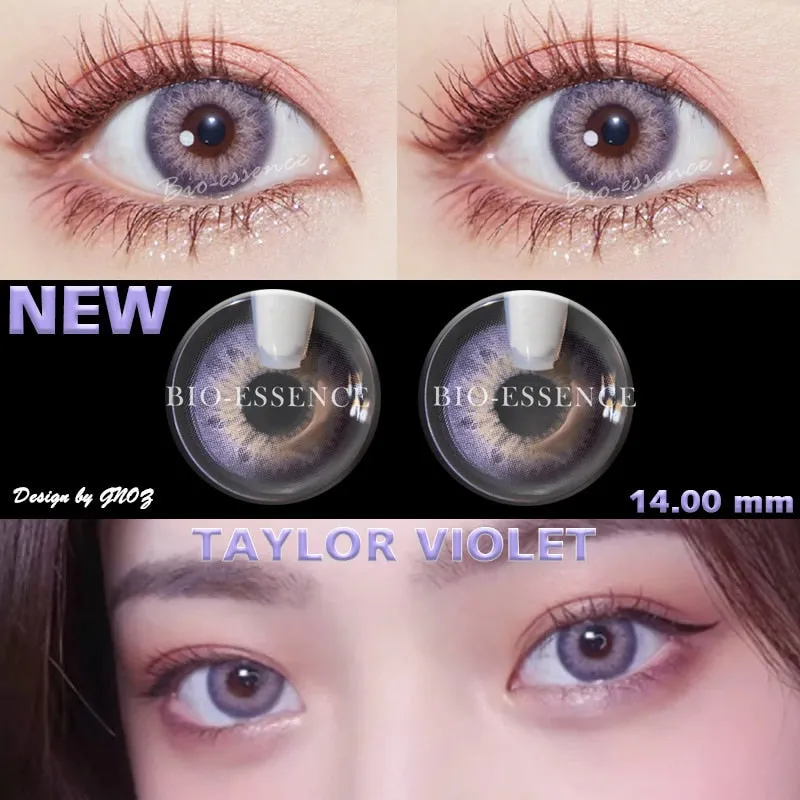 Toleet-Christmas Thanksgiving Outfits_1 Pair Colored Contact Lenses for Eyes Russian Girl Blue Lenses Monet Green Eye Lenses Big Eye Fashion Lenses