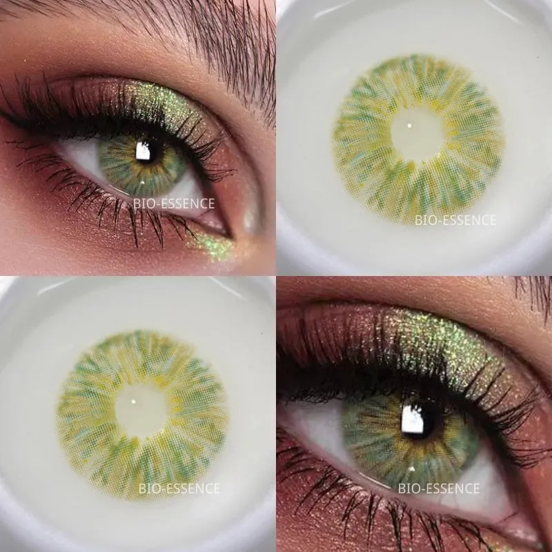 Toleet-Christmas Thanksgiving Outfits_1 Pair Colored Contact Lenses for Eyes Russian Girl Blue Lenses Monet Green Eye Lenses Big Eye Fashion Lenses