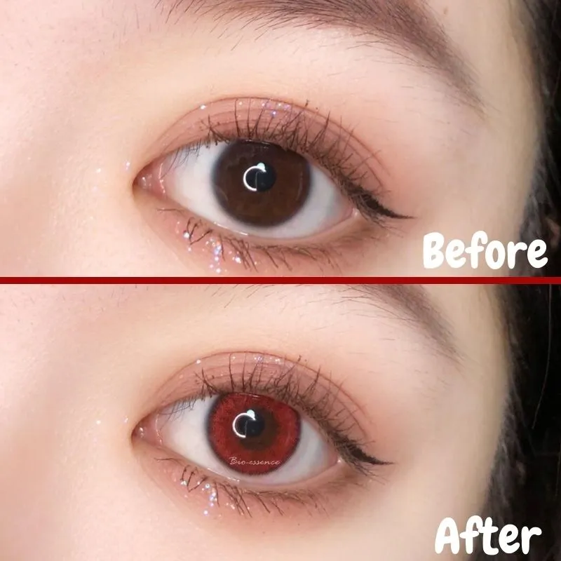Toleet-Christmas Thanksgiving Outfits_1 Pair Colored Contact Lenses for Eyes Russian Girl Blue Lenses Monet Green Eye Lenses Big Eye Fashion Lenses