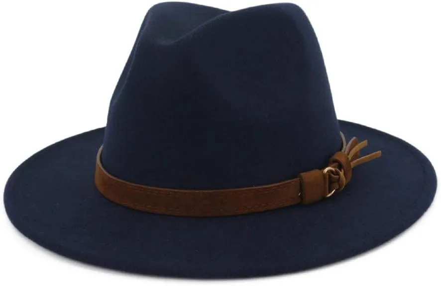 Unisex Fedora Fedora Sun Hats Panama Style with Wide Brim Beach Hat White Fedora Hats for Women