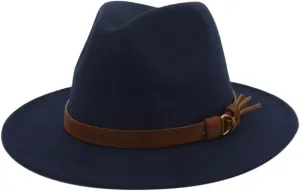 Unisex Fedora Fedora Sun Hats Panama Style with Wide Brim Beach Hat White Fedora Hats for Women